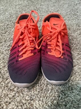 Nike Free TR6 Bright Orange to Purple Gradient Trainers